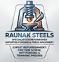 Raunak Steels Logo